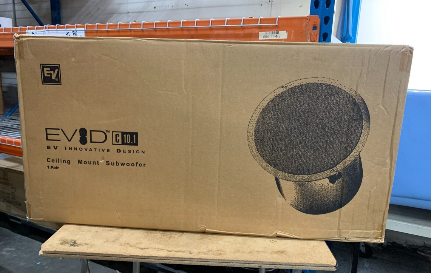 Electro-Voice EVID C10.1 Passive 10" 100W Ceiling Subwoofers (Pair, White)