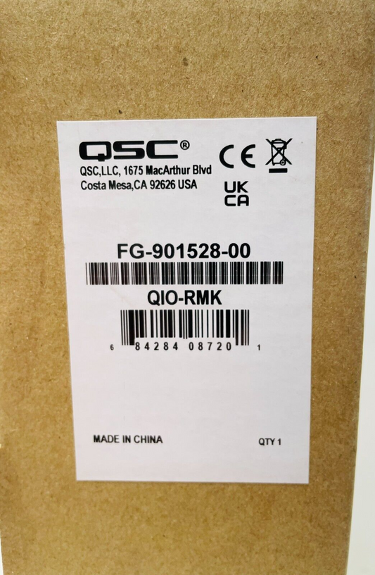 QSC QIO-RMK Rack Mount Rack Mount Tray FG-901528-00