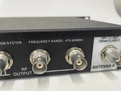 Shure UA844-US Wideband UHF Antenna / Power Distribution System 470-900 MHz
