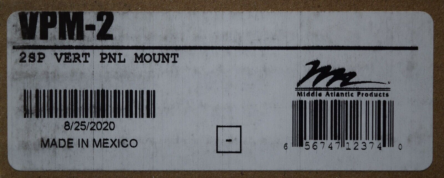 Middle Atlantic VPM-2 2SP Vertical Panel Mount