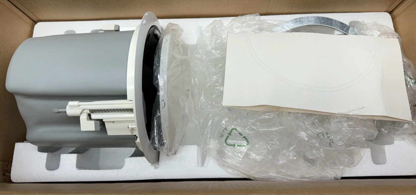 Atlas Sound FAP63T 6.5" White In-Ceiling Coaxial Speaker 32W, 70/100V (Single)