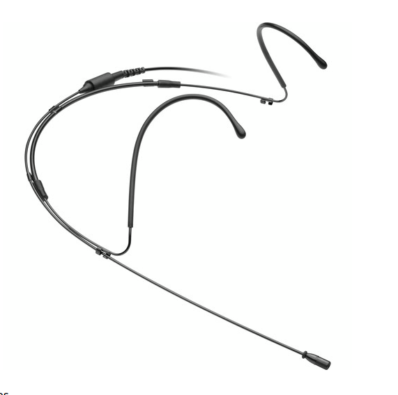Sennheiser SL Headmic 1-4 BK-NC Black Headworn Microphone w/ 3-Pin LEMO 390005