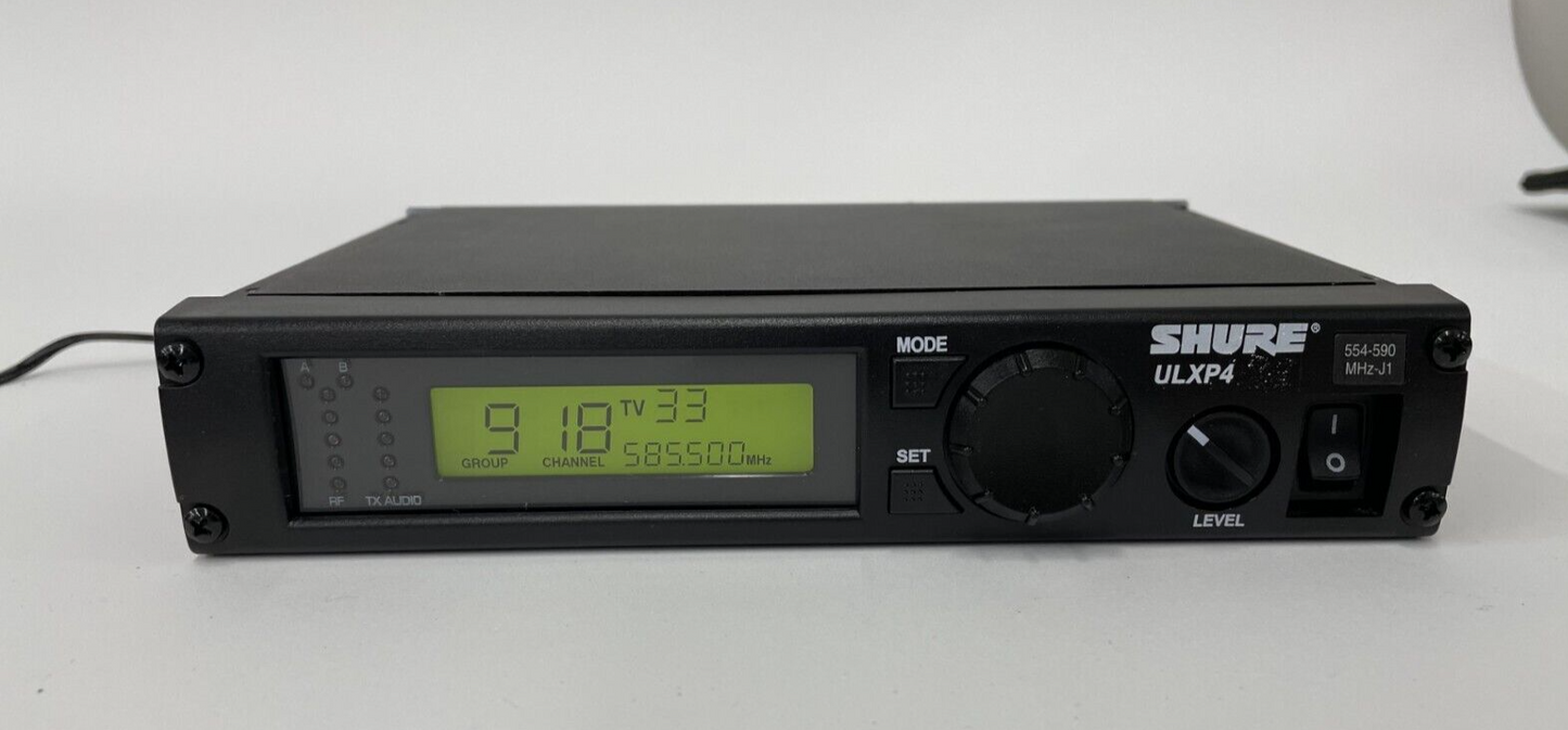 Shure ULXP4 Pro Wireless Microphone Receiver with Antenna & Power J1 554-590 MHz