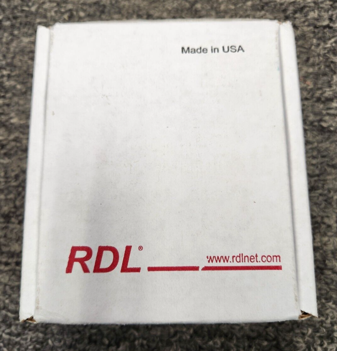 RDL DD-BN22 2 x 2 Wallmounted Bi-Directional Mic/Line Dante Interface White NEW
