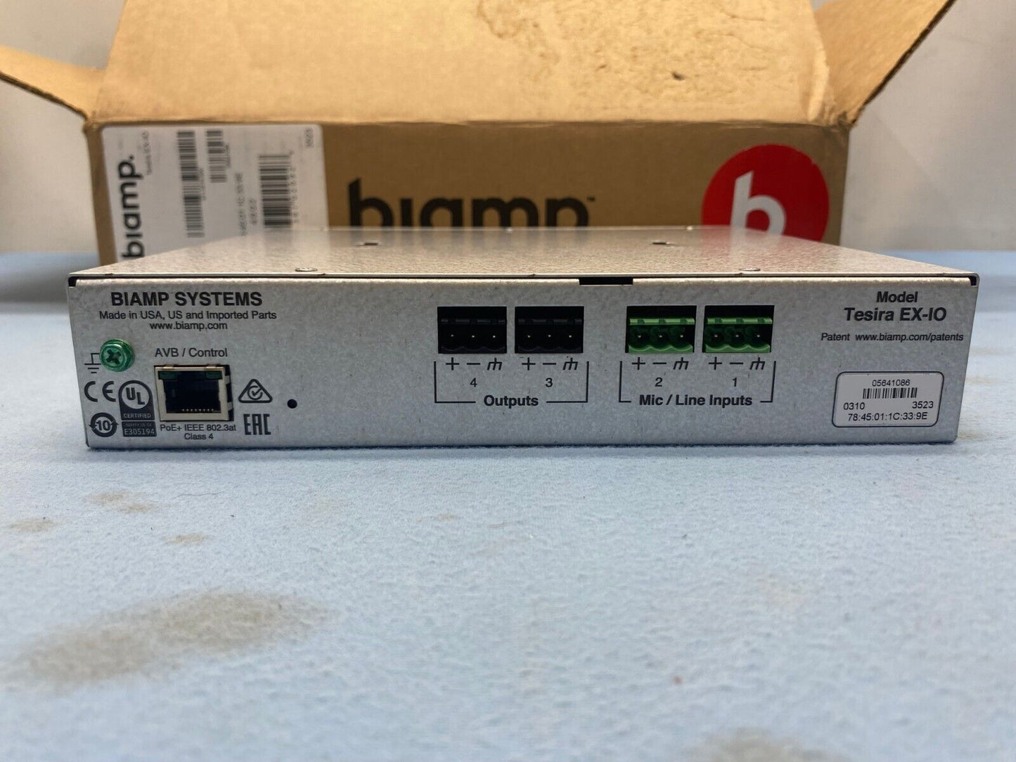 Biamp Tesira EX-IO Input Output Expander