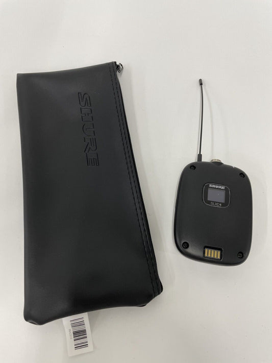 Shure SLXD1 Wireless Bodypack Microphone Transmitter & Case J52 558-616 MHz