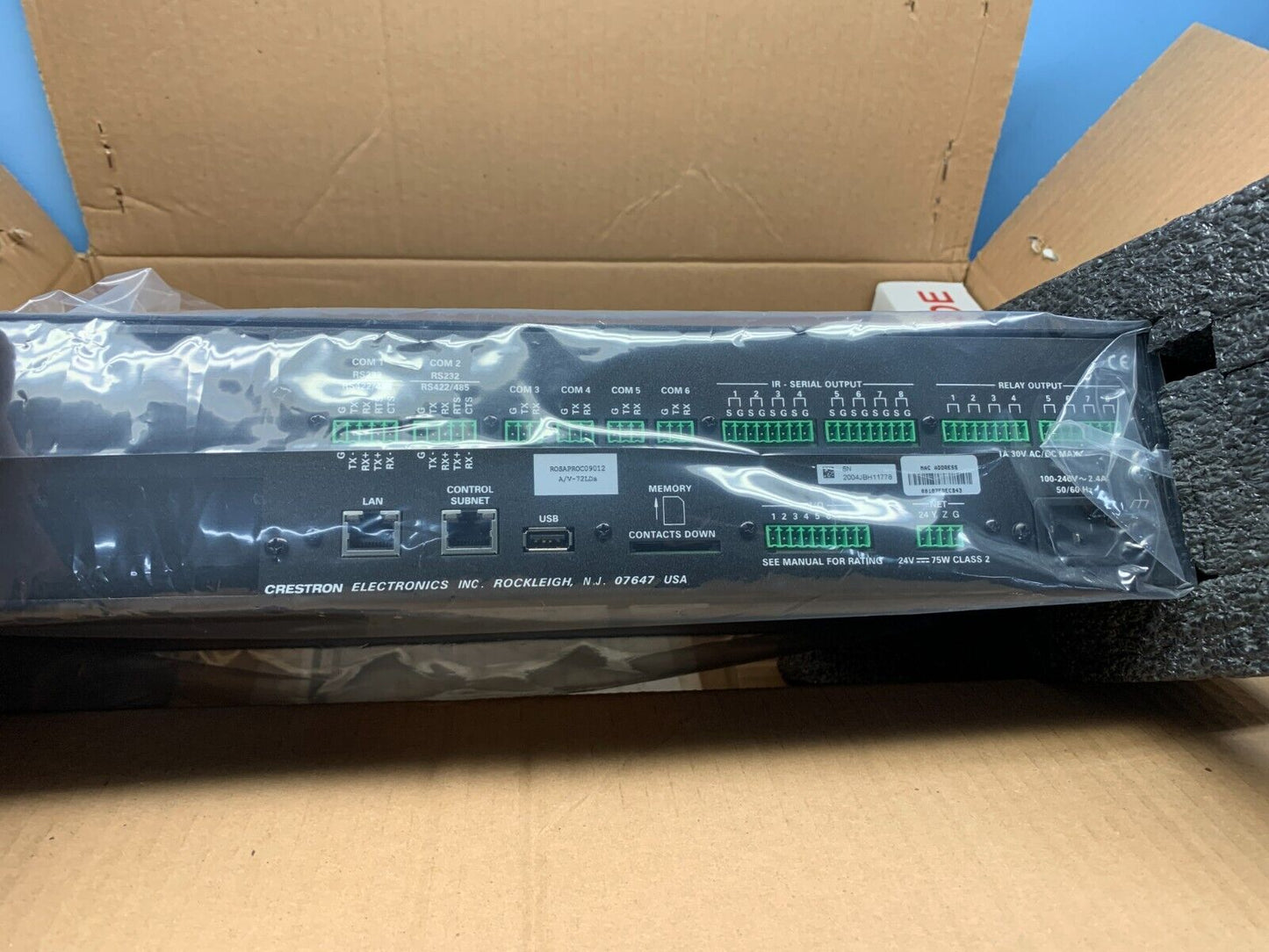 Crestron AV3 / 3-Series Control System Advanced Control Processor 6504878