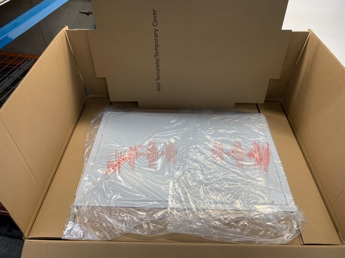 Chief PAC527LFCW XL In-Wall Storage Box w/ Flange, Lever Lock, & Cover (White)