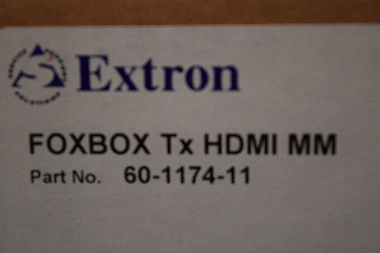 Extron 60-1174-11 FOXBOX Tx HDMI MM Transmitter / Extender over fiber optic