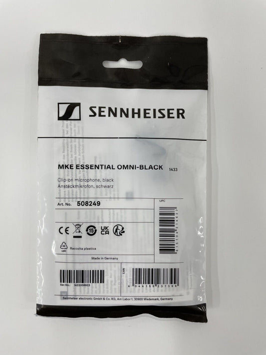 Sennheiser MKE Essential Omnidirectional Lavalier Microphone 508249