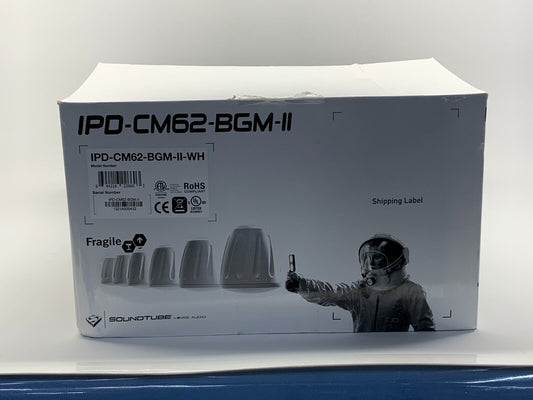 SoundTube IPD-CM62-BGM-II / 6.5" IP-Addressable Dante-Enabled In-Ceiling Speaker