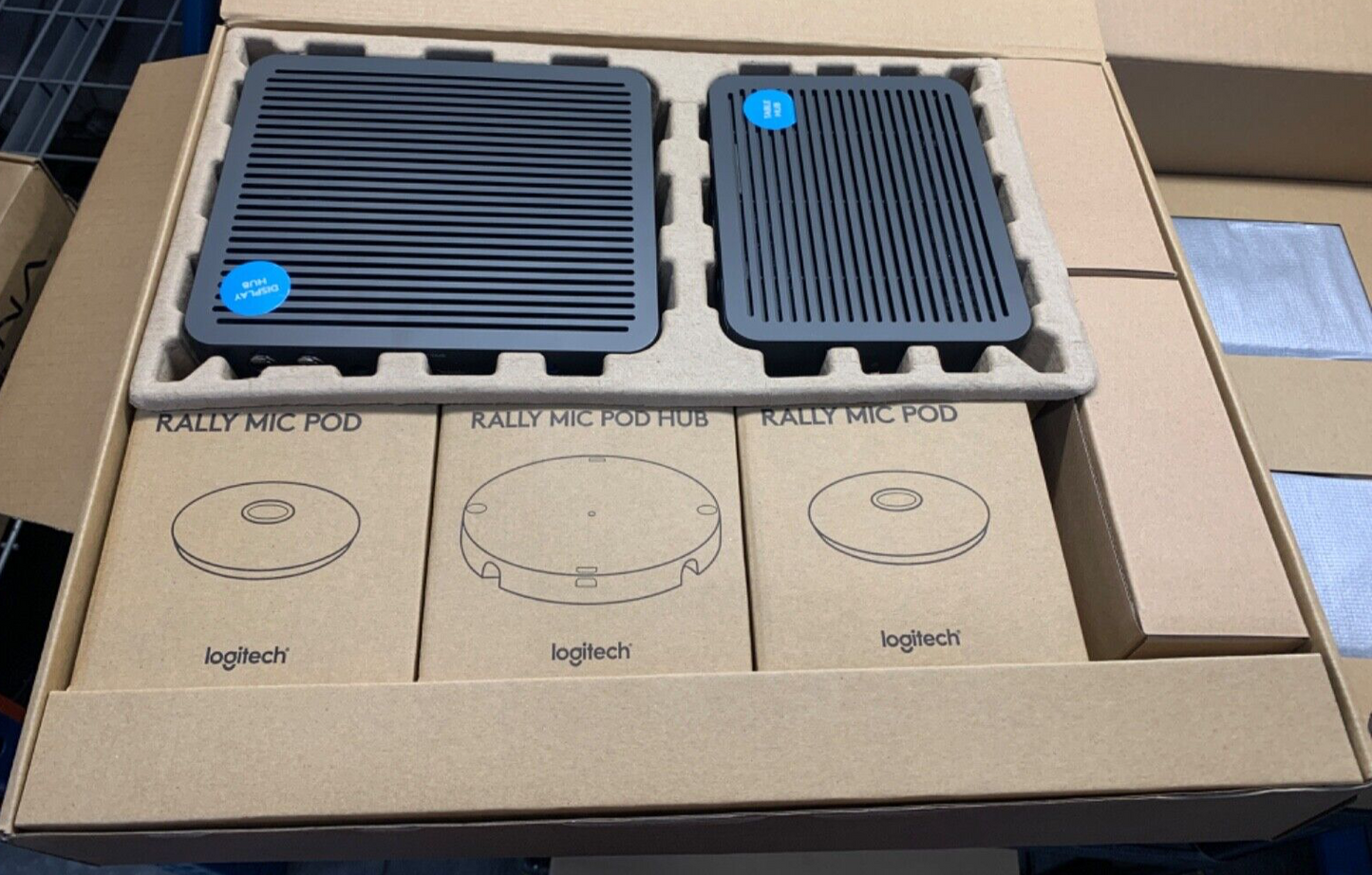 Logitech Rally Plus/Ultra-HD Video Conferencing System (960-001225) New/Open