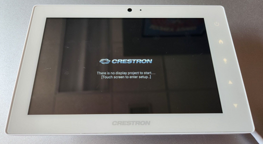 Crestron TSW-760-W-S 7 Inch Touchscreen, White 6507650 Excellent Condition