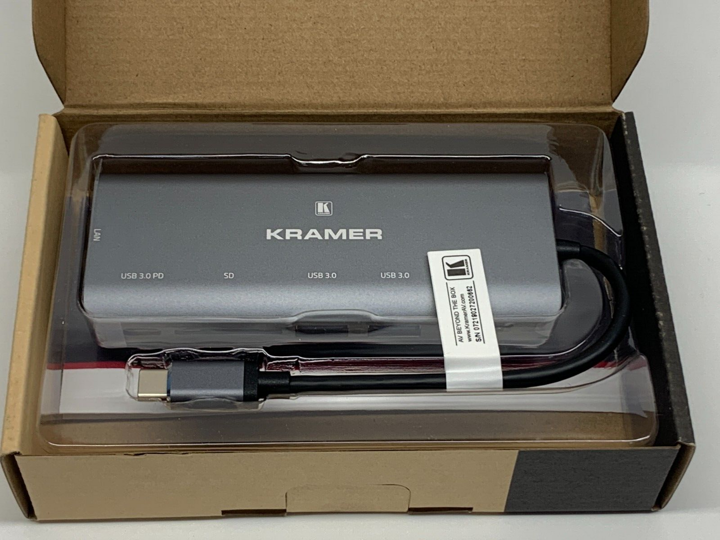Kramer Electronics 91-00015799 / KDOCK-2 / Portable USB C Hub Docking Station