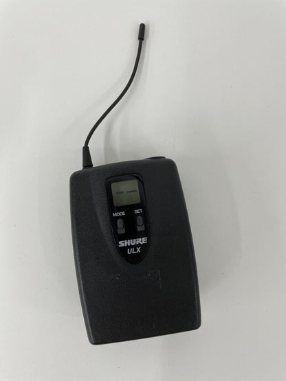 Shure ULX1 Wireless Bodypack Microphone Transmitter J1 554-590 MHz w/ Case