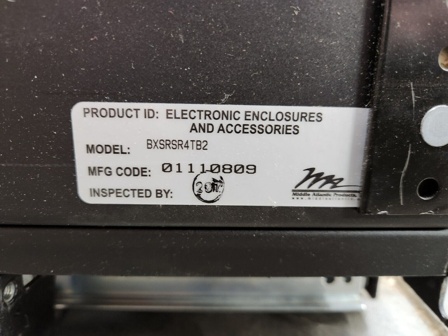 Middle Atlantic BXSRSR4TB2 24RU Rotating Sliding Rail System