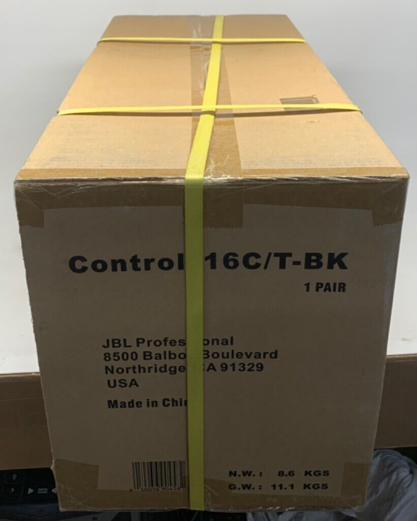 JBL CONTROL 16C/T-BK 6.5" 30w 70v Commercial Ceiling Speakers (Pair) Black
