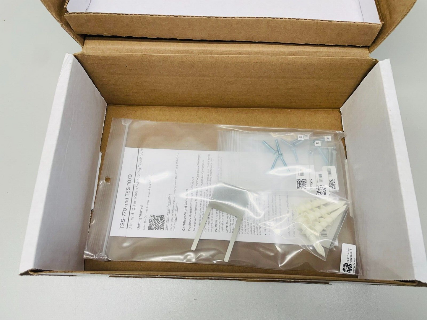 Crestron TSW-1070-B-S 10.1 in. Wall Mount Touch Screen, Black Smooth 6511331