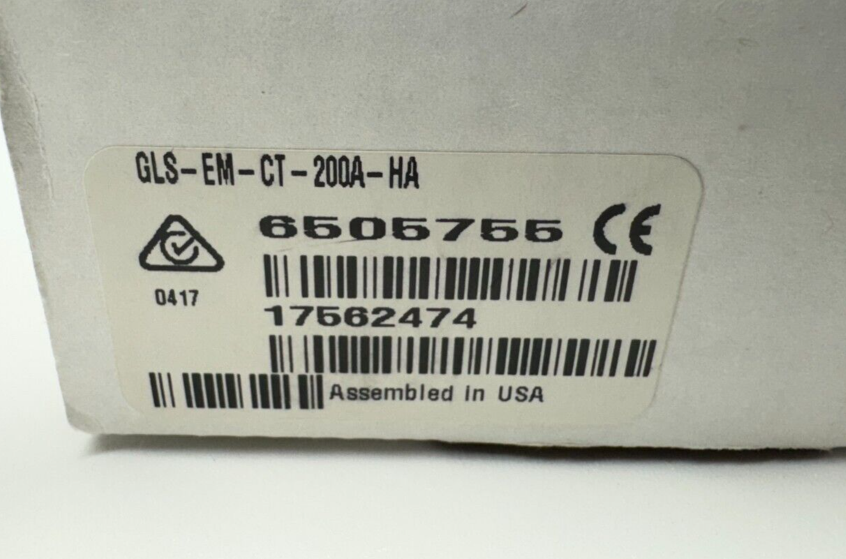 Crestron 6505755 GLS-EM-CT-200A-HA Split Core Current Transformer, High Accuracy