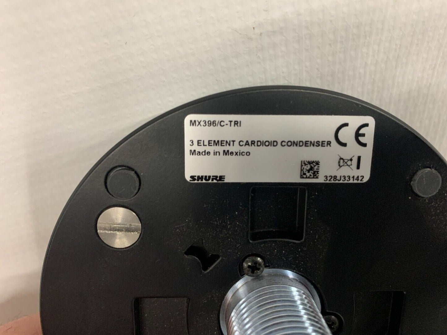 Shure Microflex MX396/C-TRI 3-Element Cardioid Condenser Conference Microphone