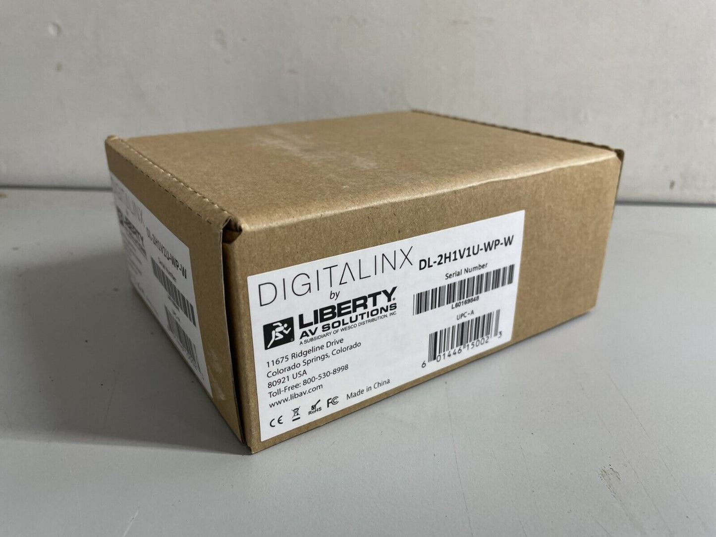 Liberty AV DigitaLinx DL-2H1V1U-WP-W 4K HDMI VGA USB Extender w/ Display Control