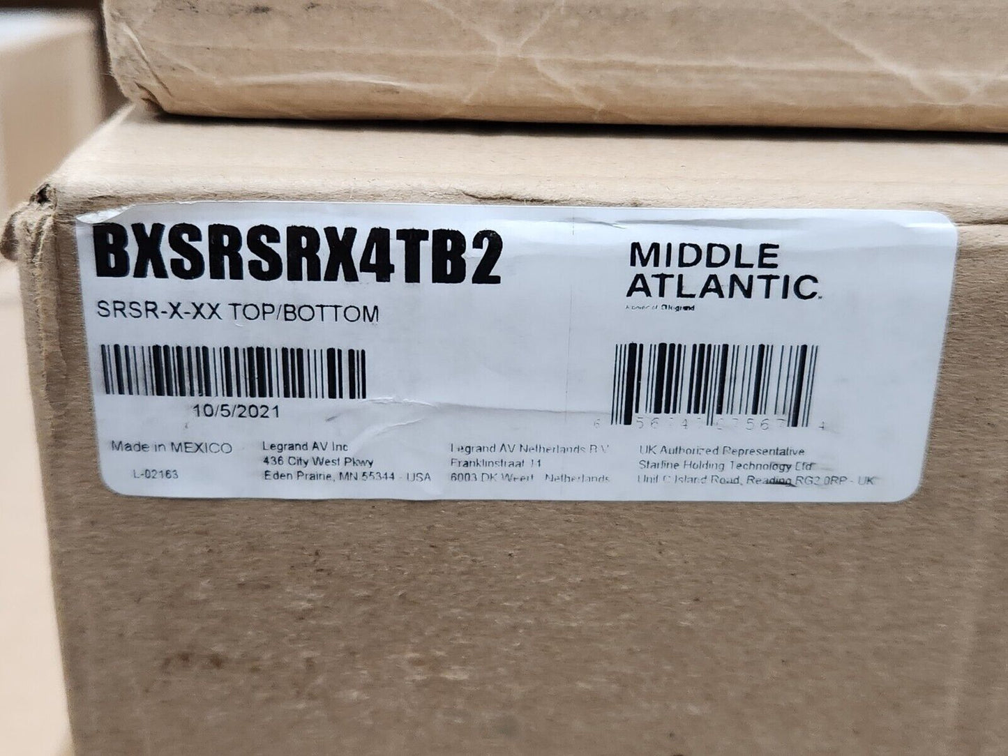 Middle Atlantic BXSRSRX4TB2 13RU Rotating Sliding Rail System