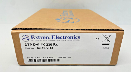 Extron 60-1272-13 DTP DVI 4K 230 Rx / DTP Receiver for DVI