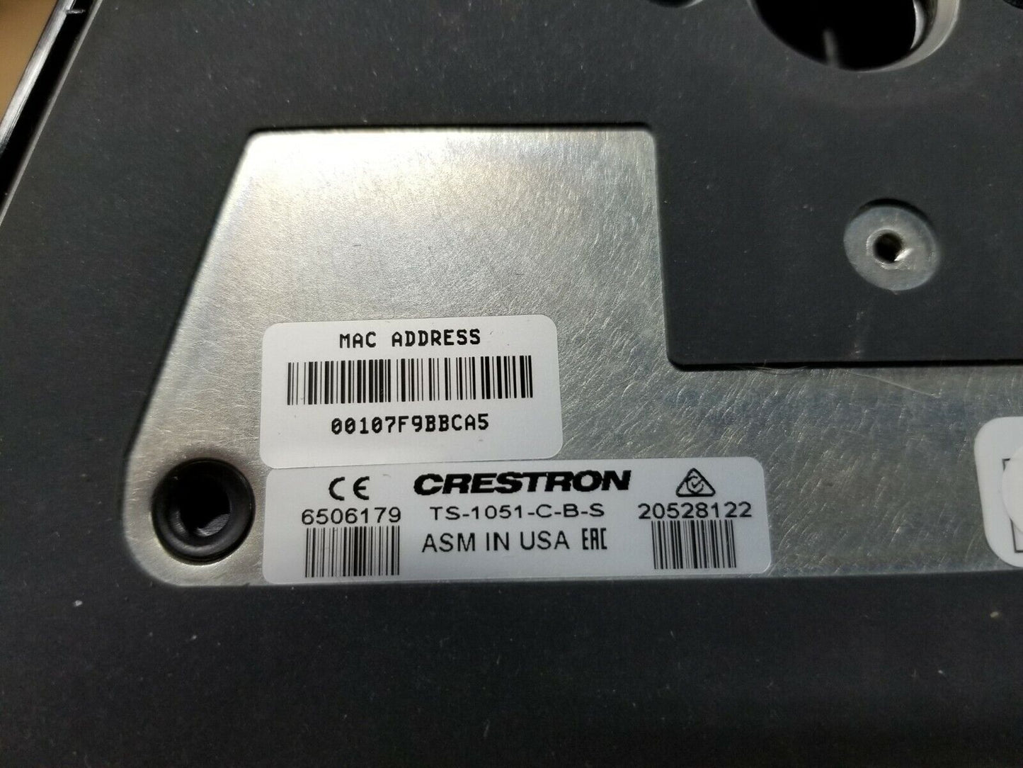Crestron TS-1051-C-B-S 10.1” / Tabletop Touch Screen Console for RL 2 / 6506179