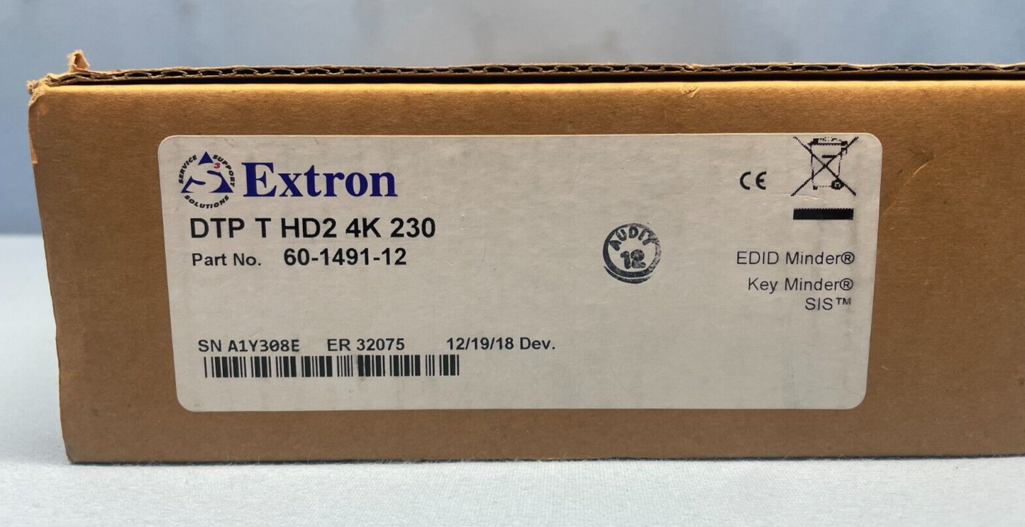 Extron DTP T HD2 4K 230 DTP Transmitter for HDMI with Input Loop-Through