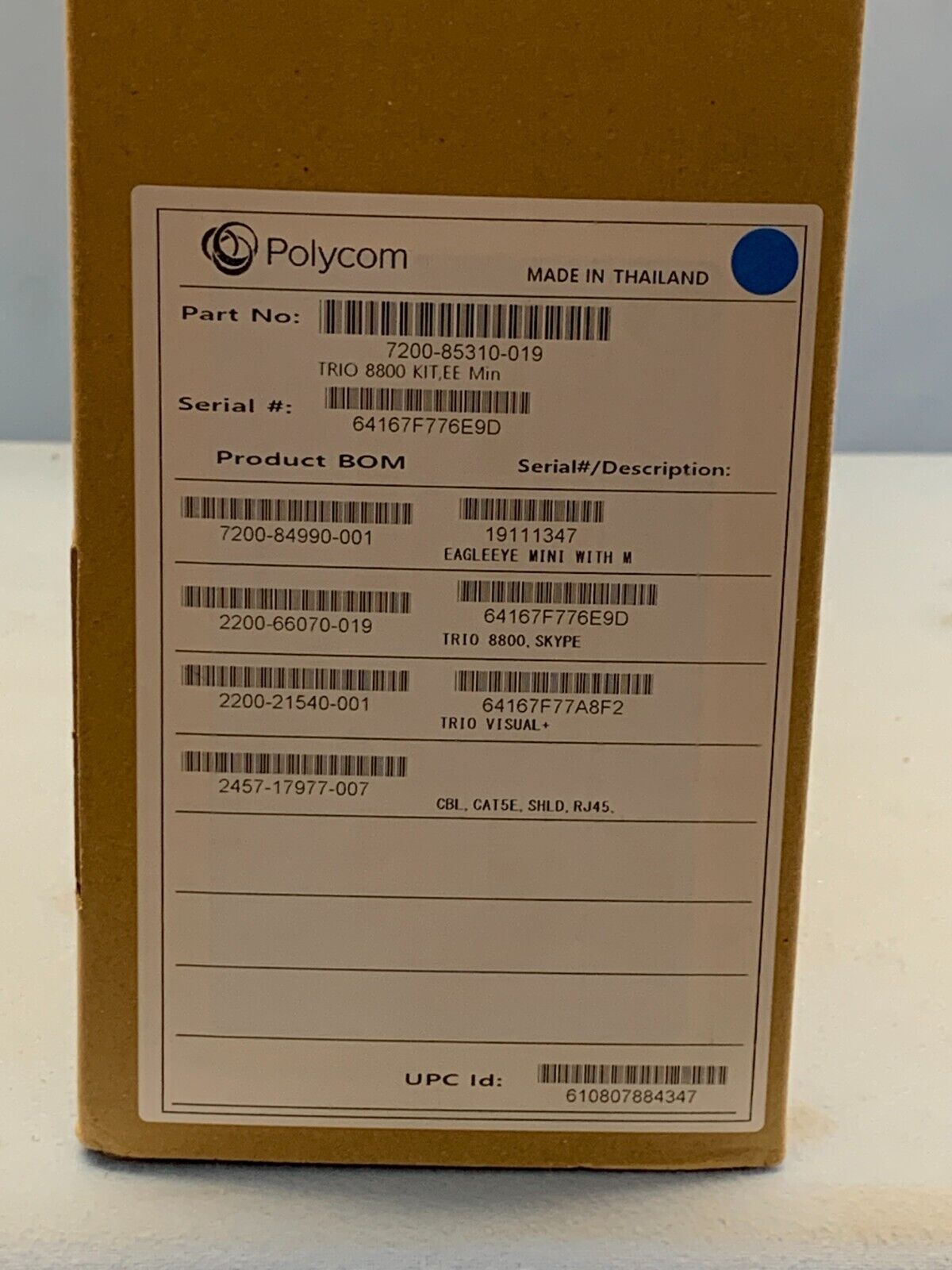 Polycom 7200-85310-019 RealPresence Trio 8800 Collab Kit