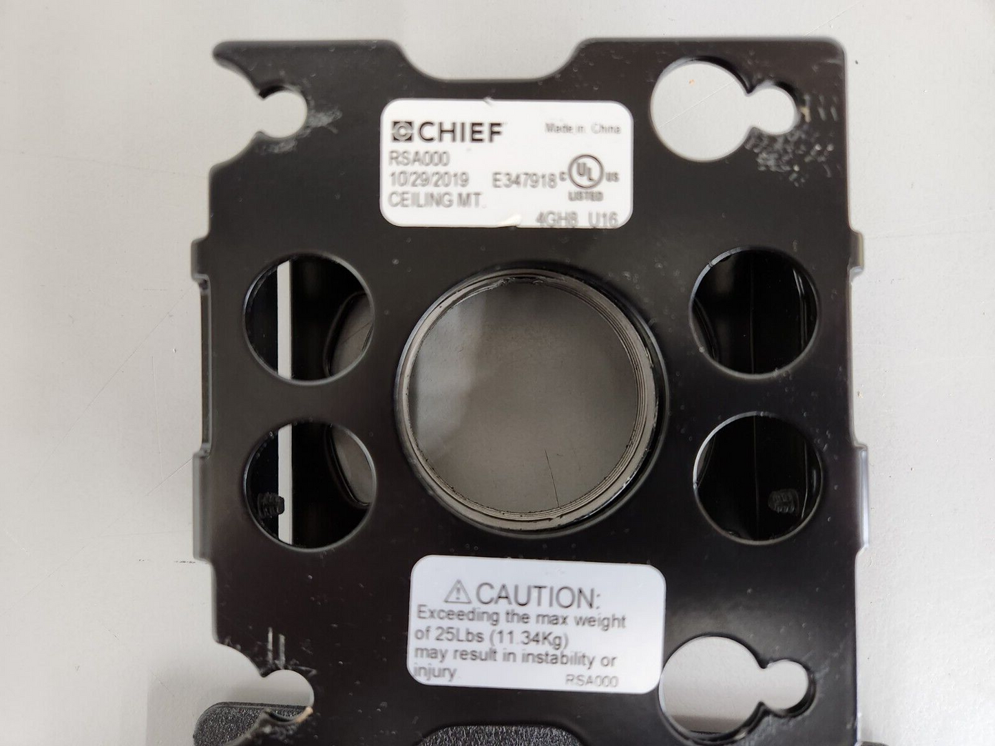 SHURE MXA910W-60CM - 24" Microflex Ceiling Array Microphone with Chief Mount