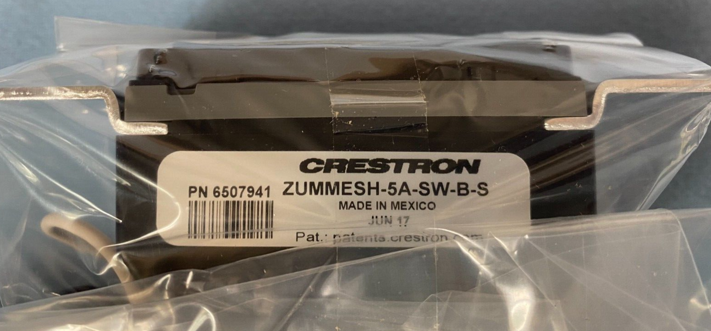 Crestron ZUMMESH-5A-SW-B-S Zūm Wireless 0-10V Wall-Box Dimmer, 5A 6507941 NOB