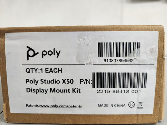 Poly Polycom Studio X50 Display VESA Mounting Kit 2215-86418-001   New