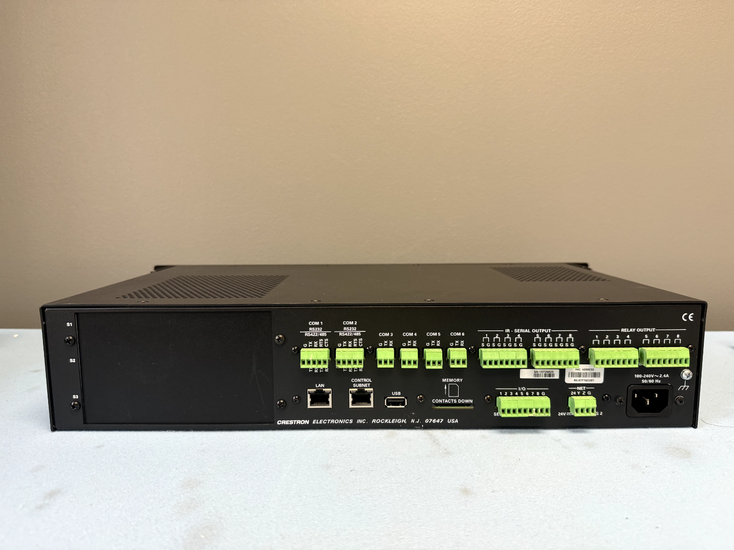 Crestron AV3 3-Series Control System Advanced Control Processor 6504878