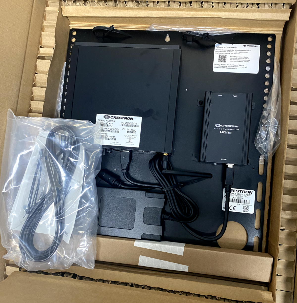 CRESTRON UC-BRKT-200-S-Z-ASSY UC Engine Bracket Assembly 6512690 New Open Box