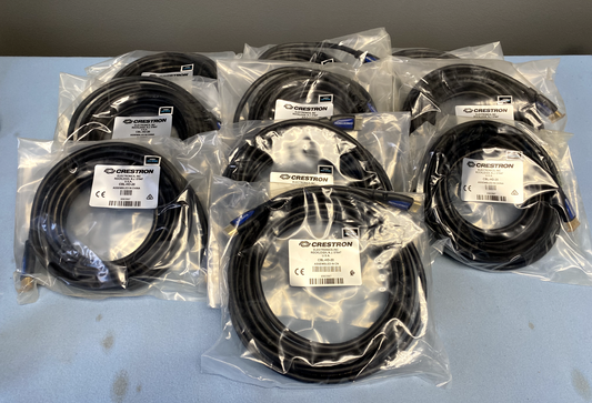 Crestron CBL-HD-20 Lot of 10 HDMI Interface Cable, 18 Gbps, 20 ft 6503567