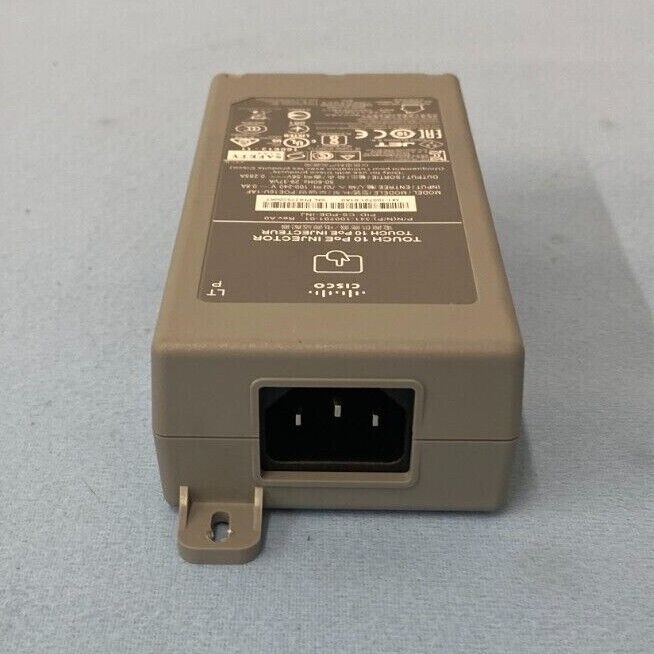 Cisco 341-100701-01 Touch 10 PoE Injector (Grey)  Mint Condition