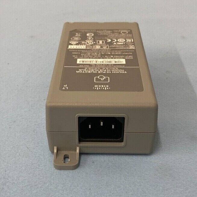 Cisco 341-100701-01 Touch 10 PoE Injector (Grey) Mint Condition