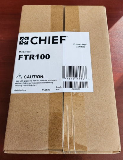 Chief FTR100 Tilting Flat Panel Wall Mount for Displays up to 32" NIB