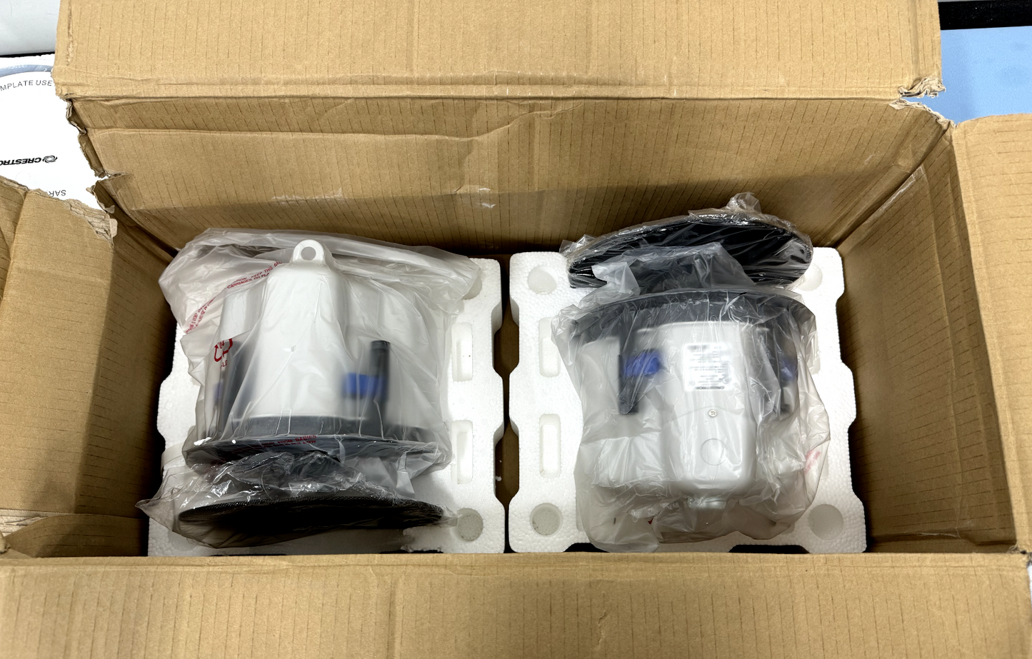 Crestron Saros IC4T-B-T-EACH 2-Way In-Ceiling Speaker-Black Pair 6507529