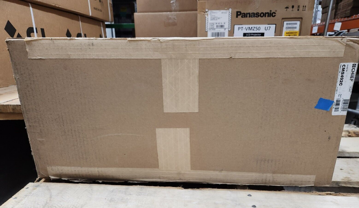 Chief CMS492C 2' x 2' Above Suspended Storage Box with Column Drop Ceiling Mount