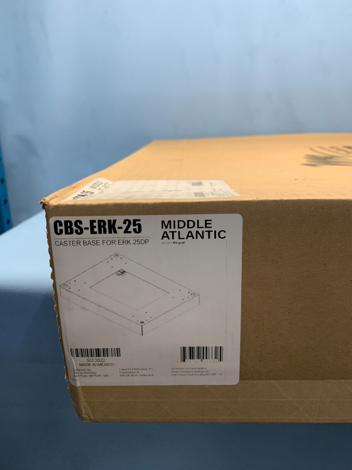Middle Atlantic CBS-ERK-25 ERK Caster Base
