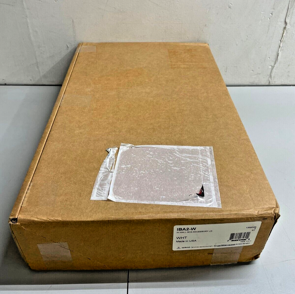 Peerless-AV IBA2-W In-Wall Cable Management and Storage Box (White)