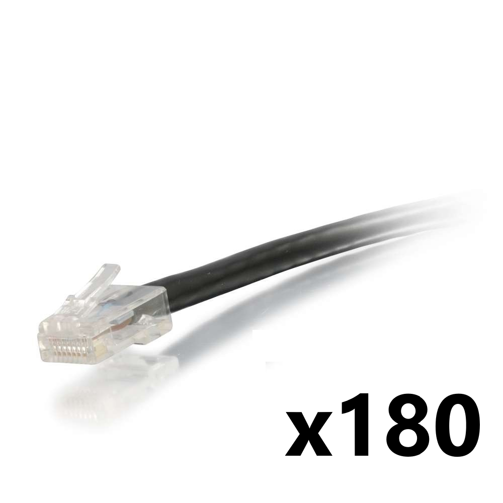 C2G 04108 3' Cat6 Unshielded Non-Booted Ethernet Network Patch Cable -LOT of 180