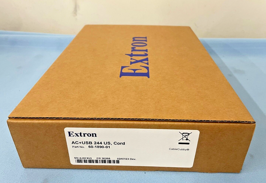 Extron 60-1890-01 AC+USB 244 US Power Module for Cable Cubby Series