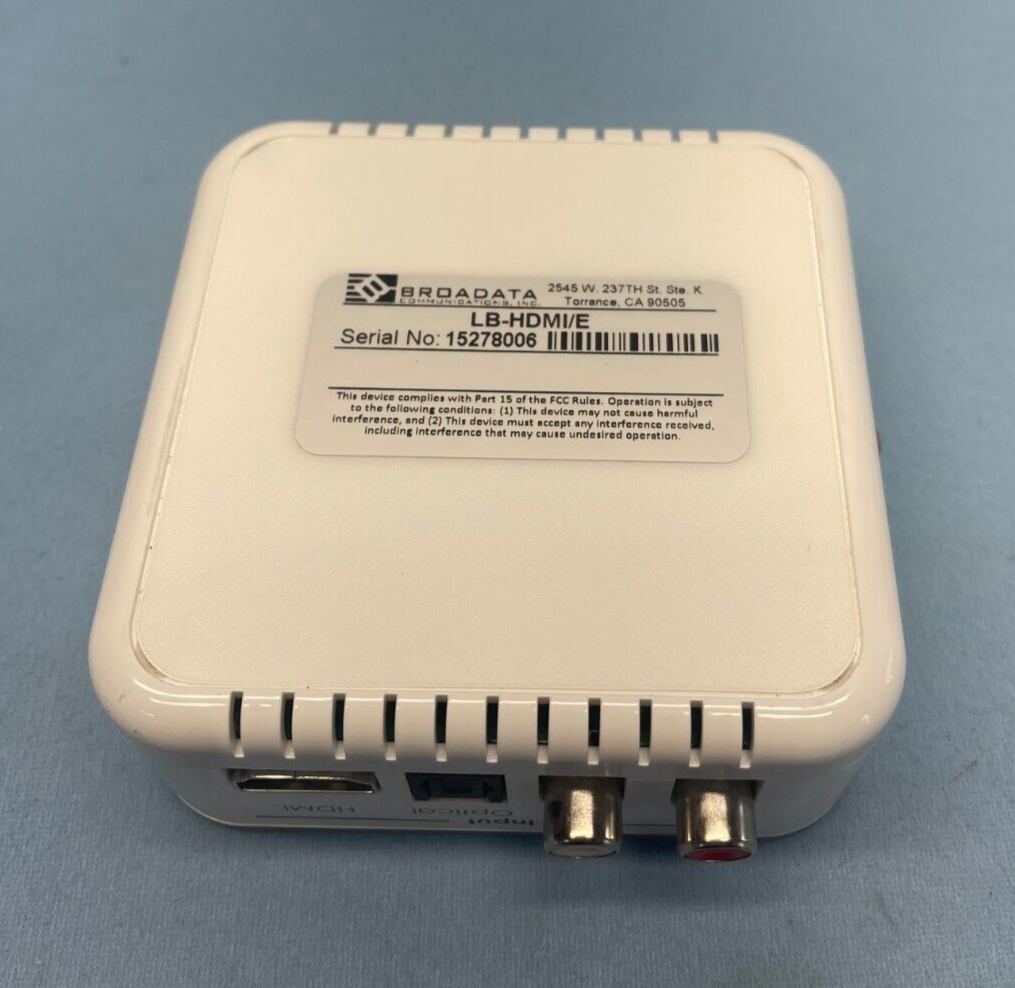 Broadata LB-HDMI/E HDMI Audio Inserter w/ Power