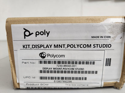 Poly Studio Polycom Display Mounting Kit 7230-86040-001   New