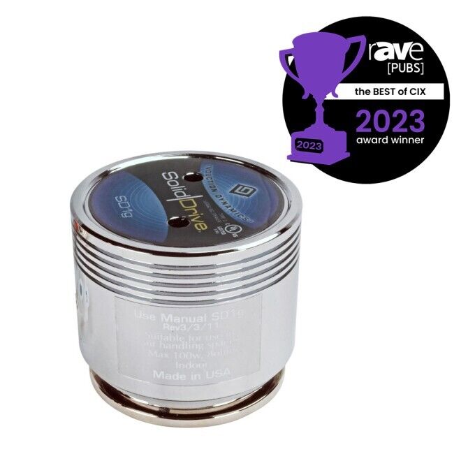 SolidDrive SD-1G-CR SD1g Glass Surface Mount Actuator/Audio Converter/Transducer