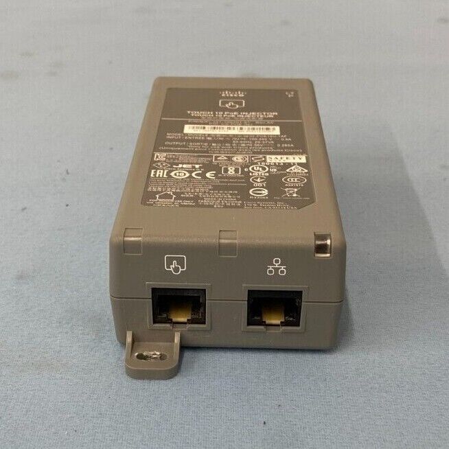 Cisco 341-100701-01 Touch 10 PoE Injector (Grey)  Mint Condition