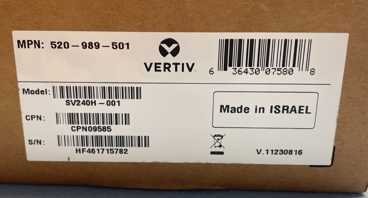 Avocent SV240H-001 4-port 4K Desktop KVM, HDMI 1.4, USB 3.0 Peripheral Port